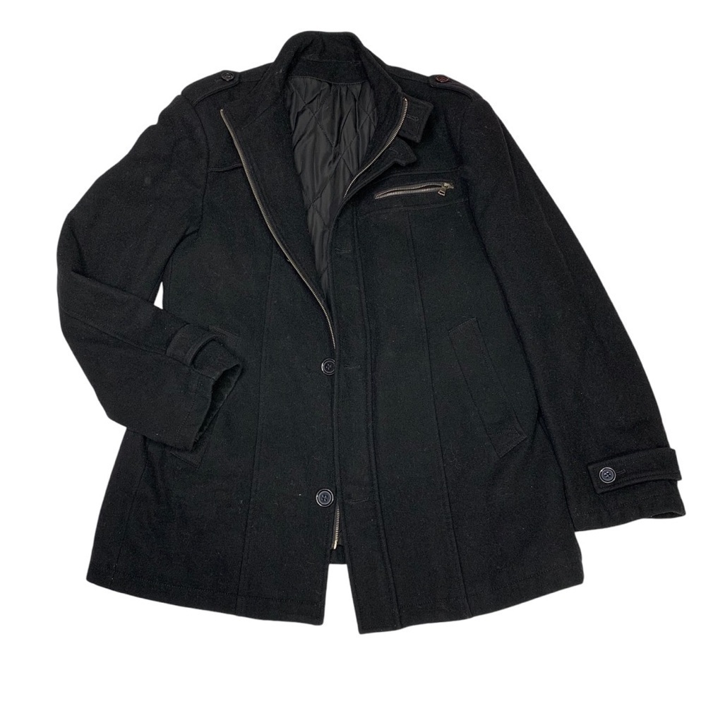 Per Gruppo Stars Canada 46R wool zip up coat